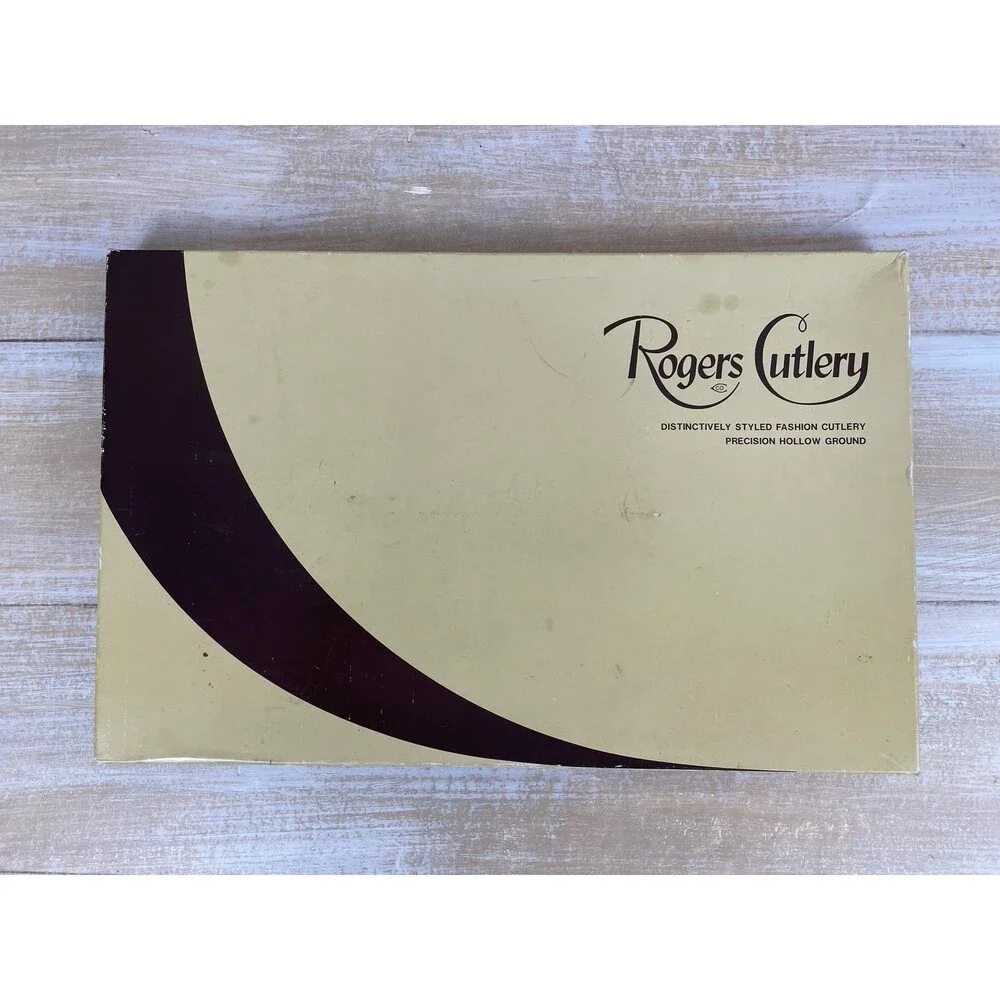 ROGERS CO. Cutlery 6-PC Carving Set w/Box Japan Excellent Condition